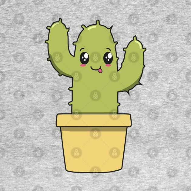 Cute Cactus Kawaii by IstoriaDesign